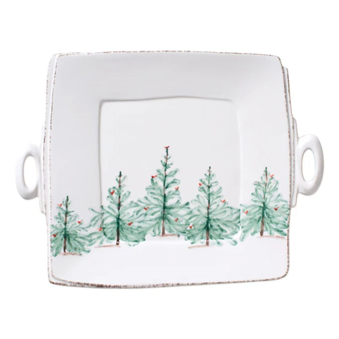 Lastra Holiday Sq Platter