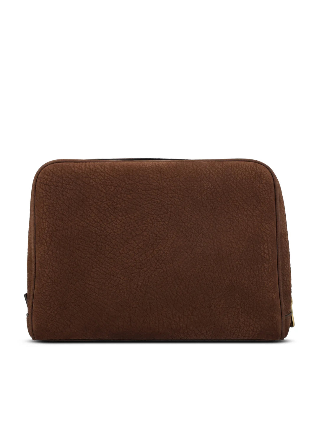 Leather Beauty Case - Brown - NONE
