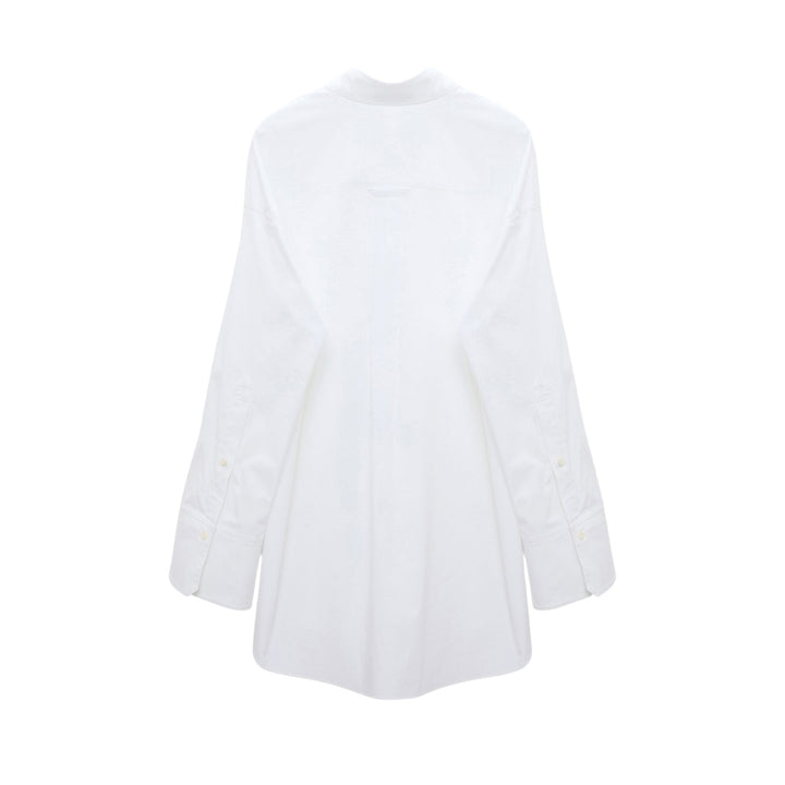 Poplin Power Blouse - Pure White