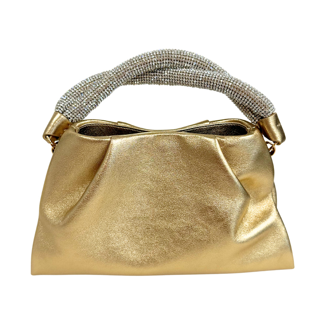 Berenice Jewel Handbag in Antique Gold