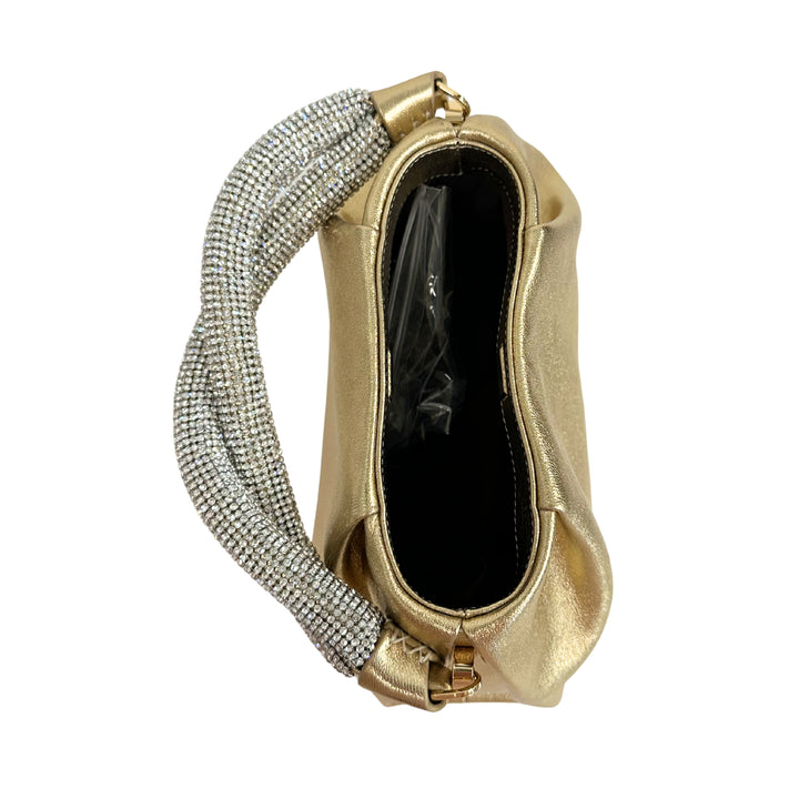 Berenice Jewel Handbag in Antique Gold