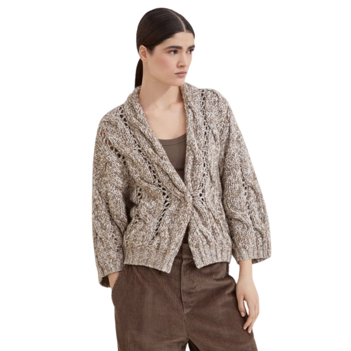 Wool Mohair Pailette Cardigan
