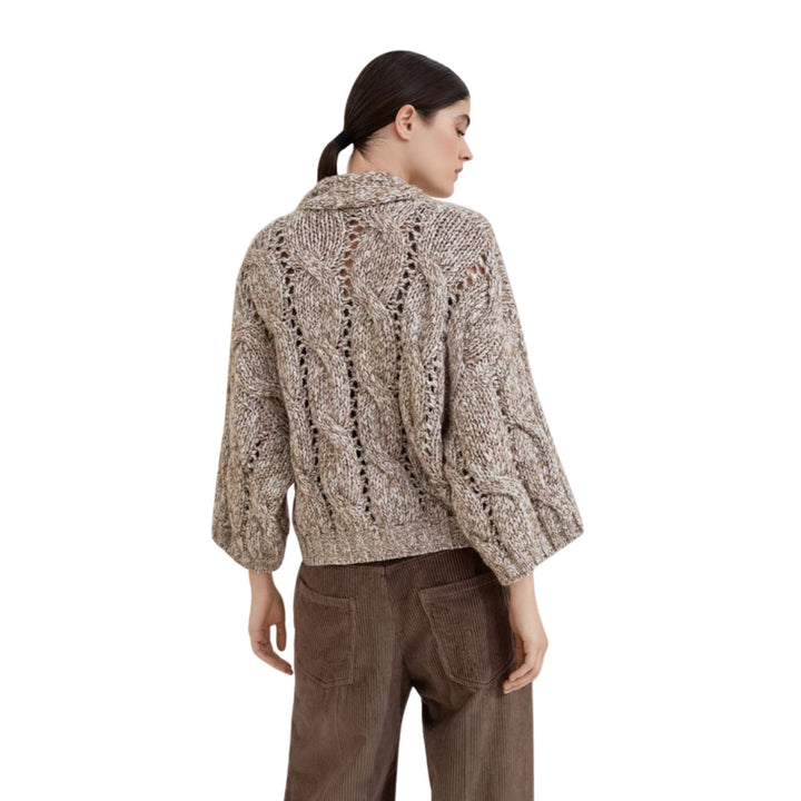 Wool Mohair Pailette Cardigan