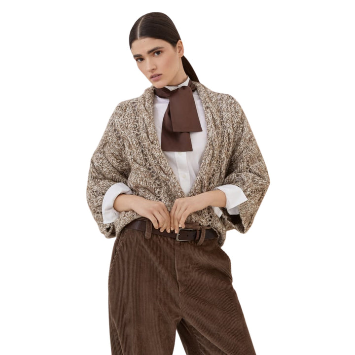 Wool Mohair Pailette Cardigan