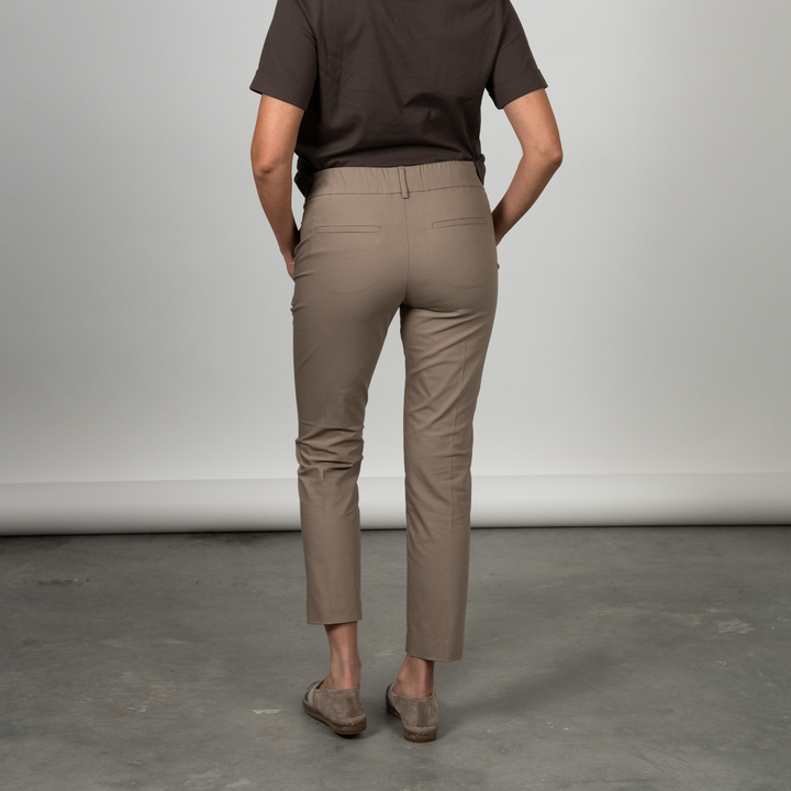 Cotton Gabardine Pull On Pant