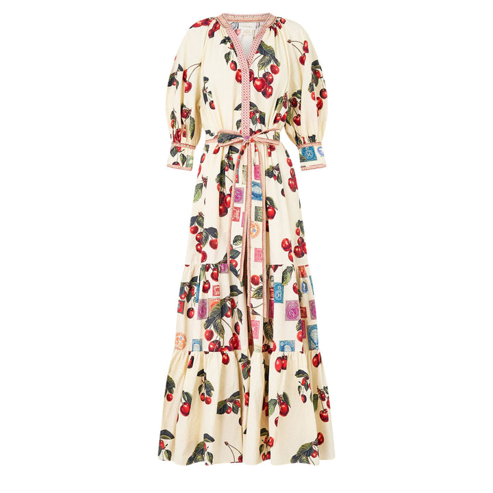 Tiered Shirt Dress With Short Sleeve