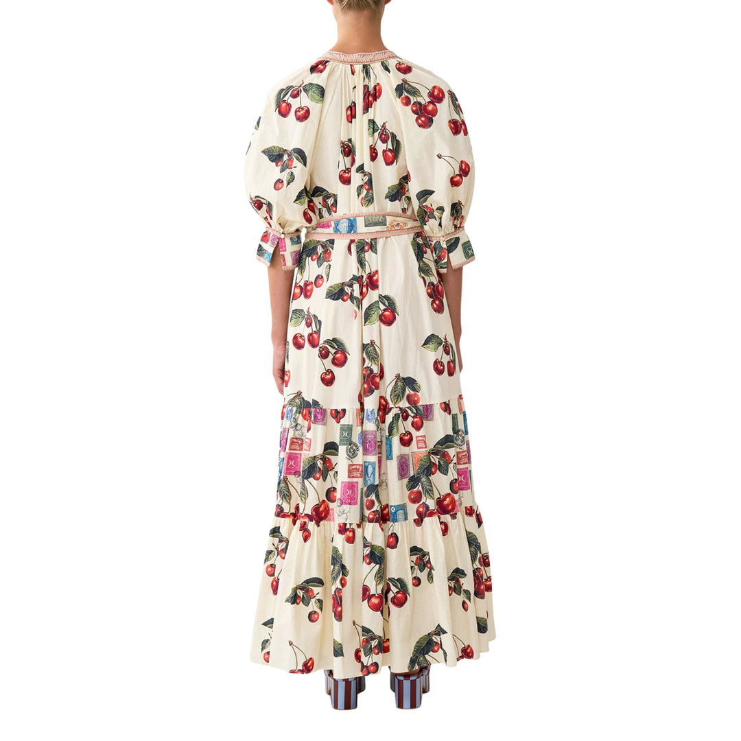 Tiered Shirt Dress With Short Sleeve