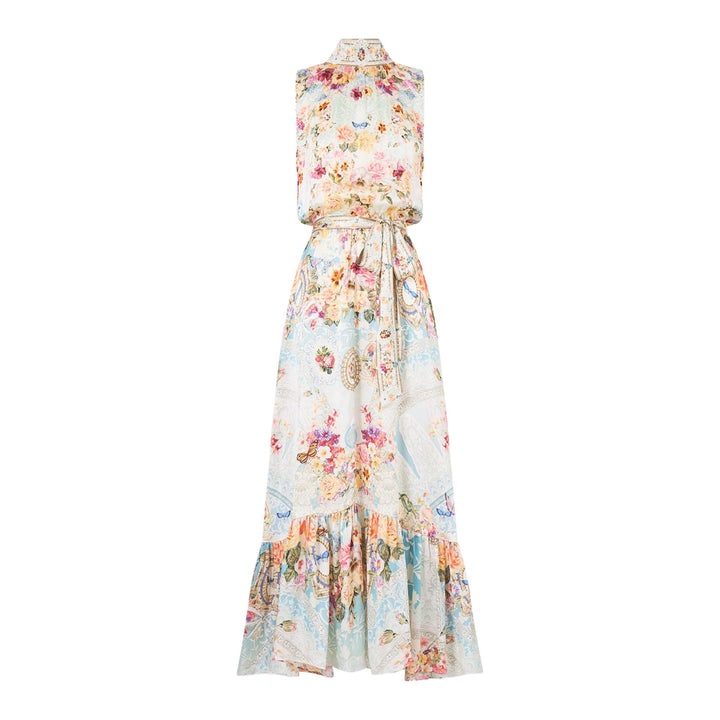 Necktie Dress With Elasticated Waist