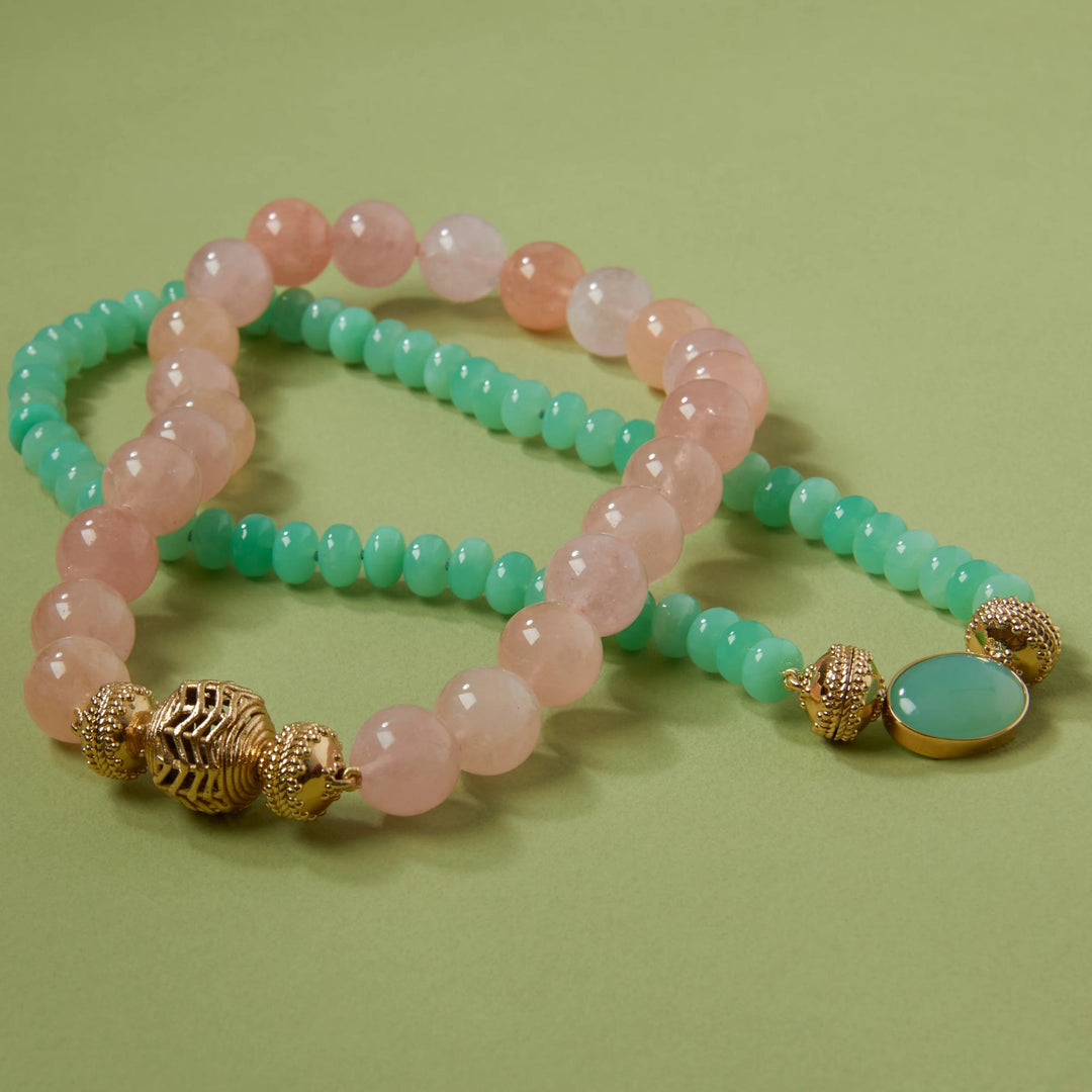 Victoire 16mm Morganite Necklace
