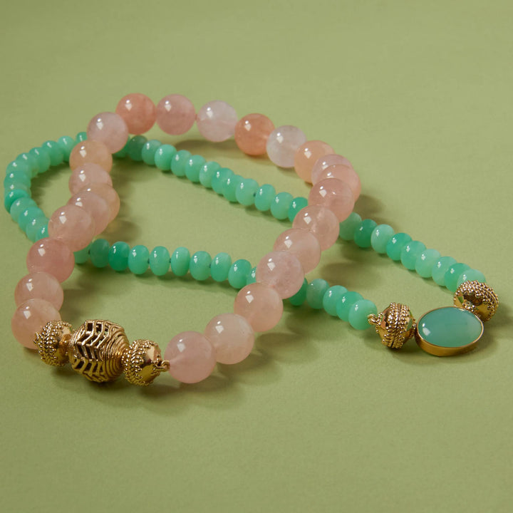 Victoire 16mm Morganite Necklace