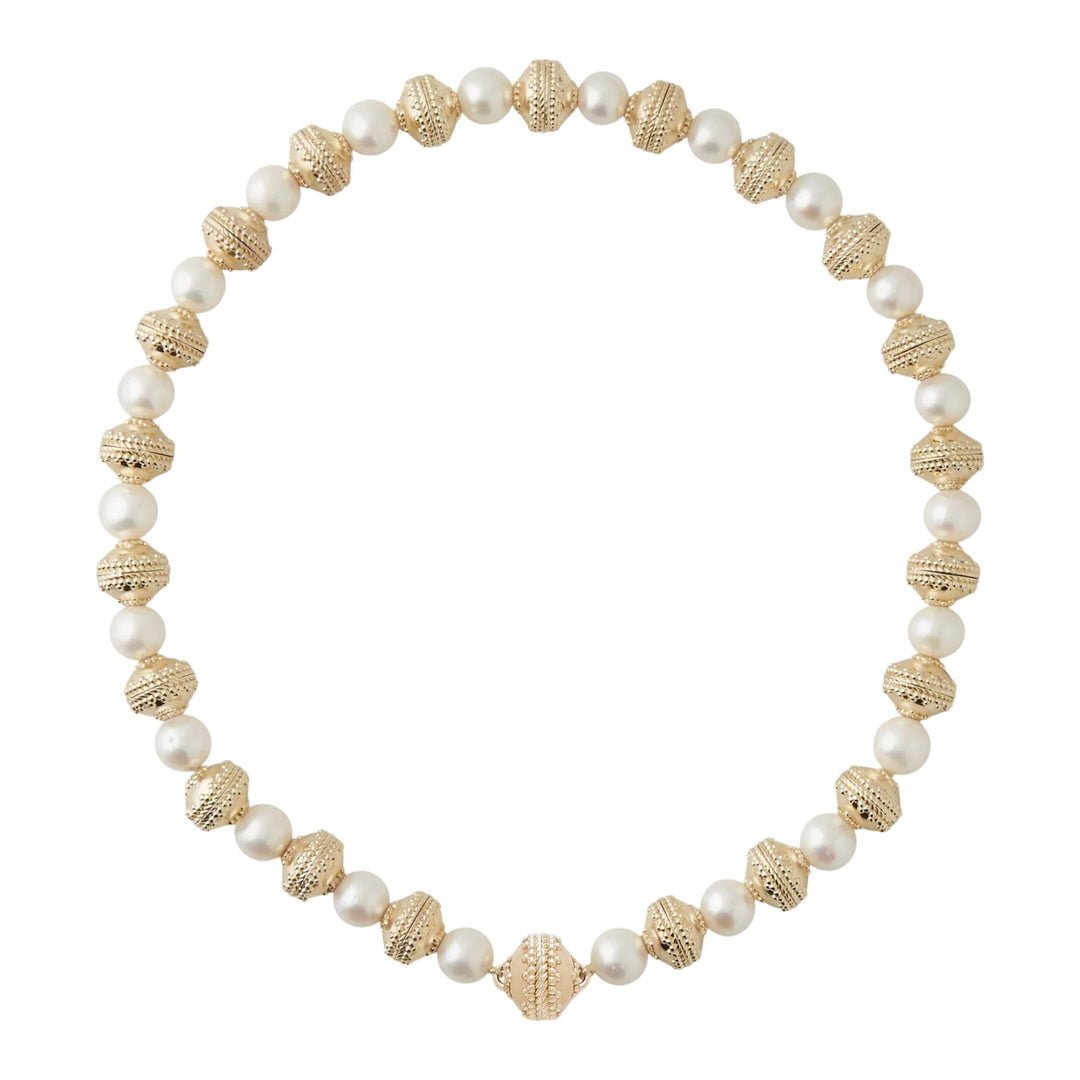 Signature Bead and Pearl Necklace