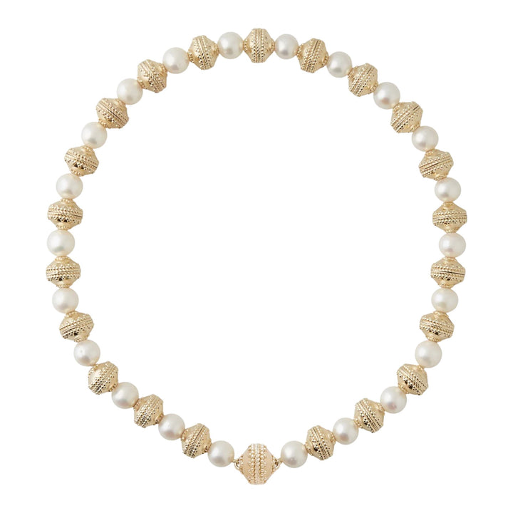 Signature Bead and Pearl Necklace