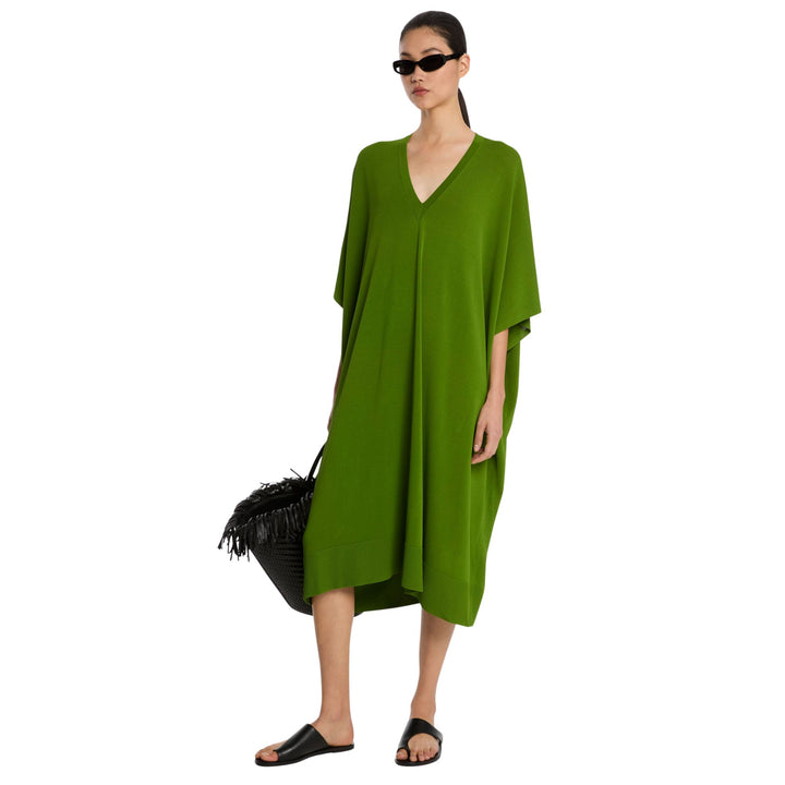 V-Neck Caftan Dress, Palm