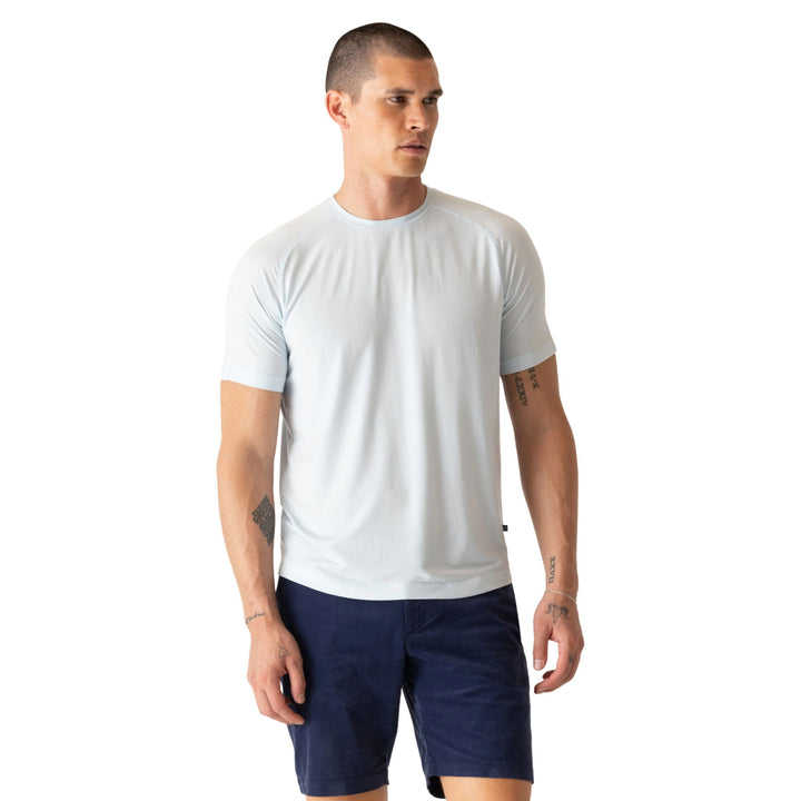 SS Raglan Scallop Crew T-Shirt