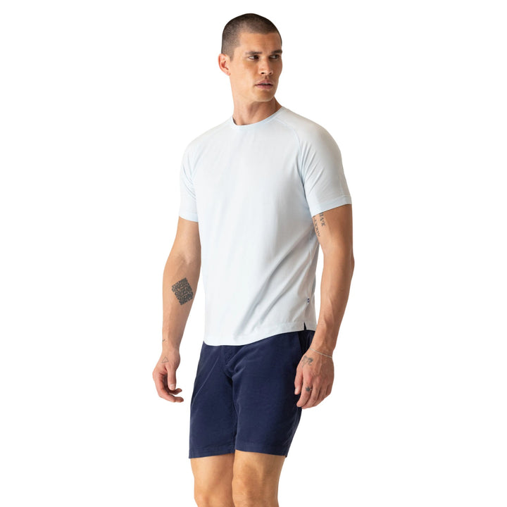 SS Raglan Scallop Crew T-Shirt