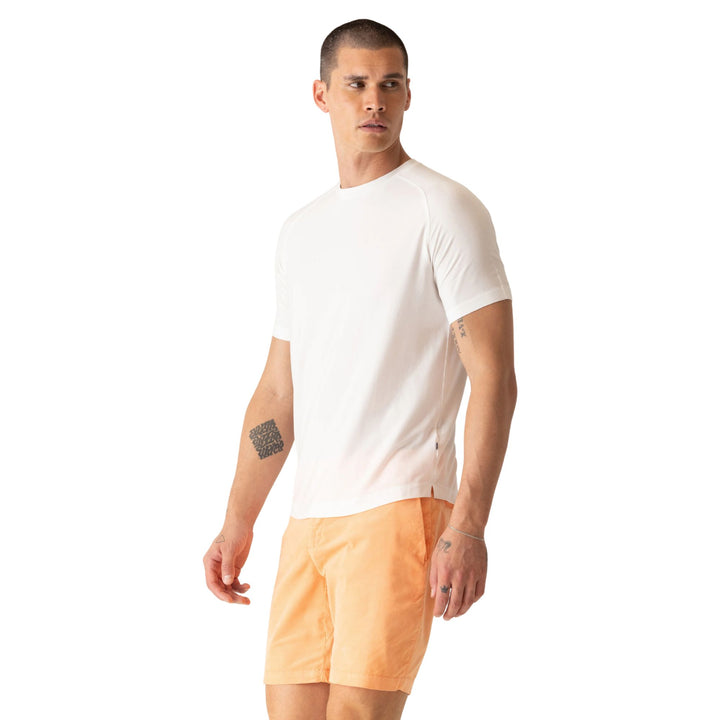 SS Raglan Scallop Crew T-Shirt