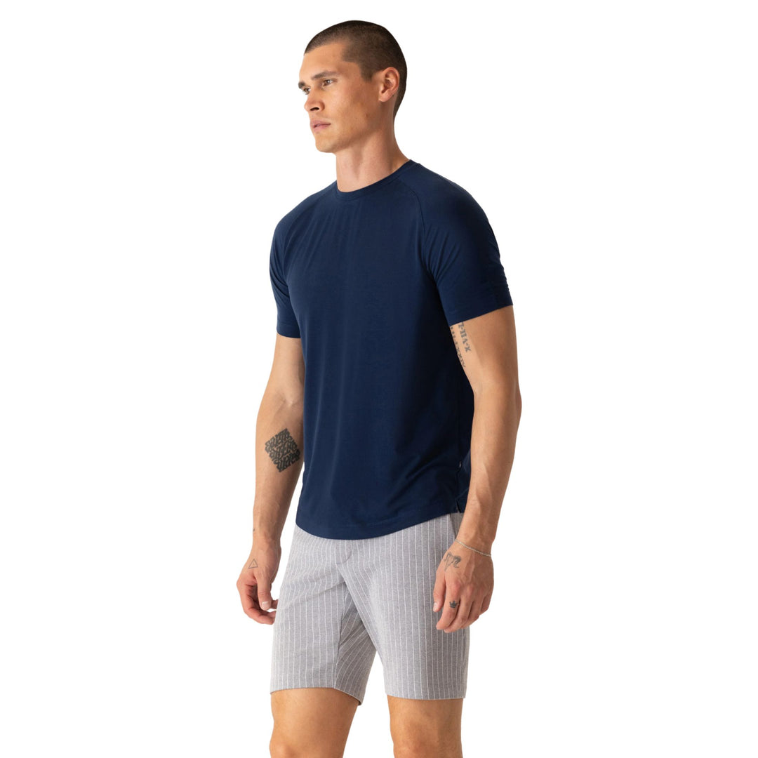 SS Raglan Scallop Crew T-Shirt