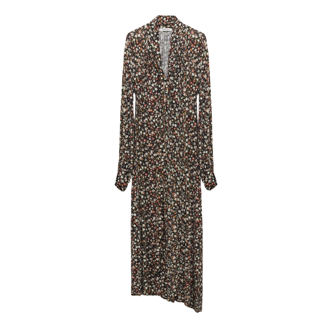Millefleurs Dancing Dress - Black Flower - 3