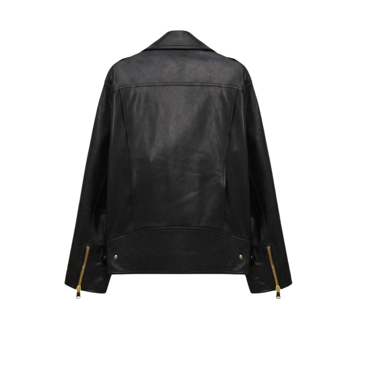 Sleek Statement Jacket - Deep Black