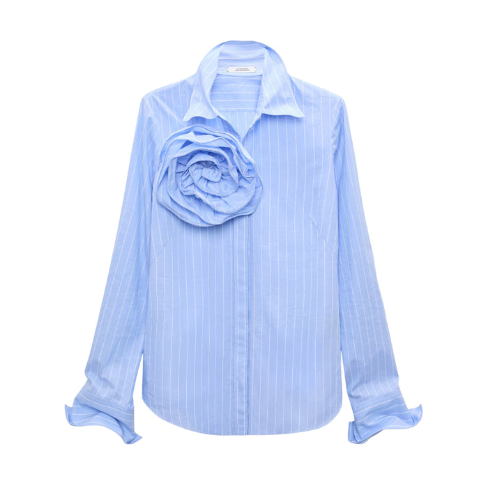 Striped Power Blouse