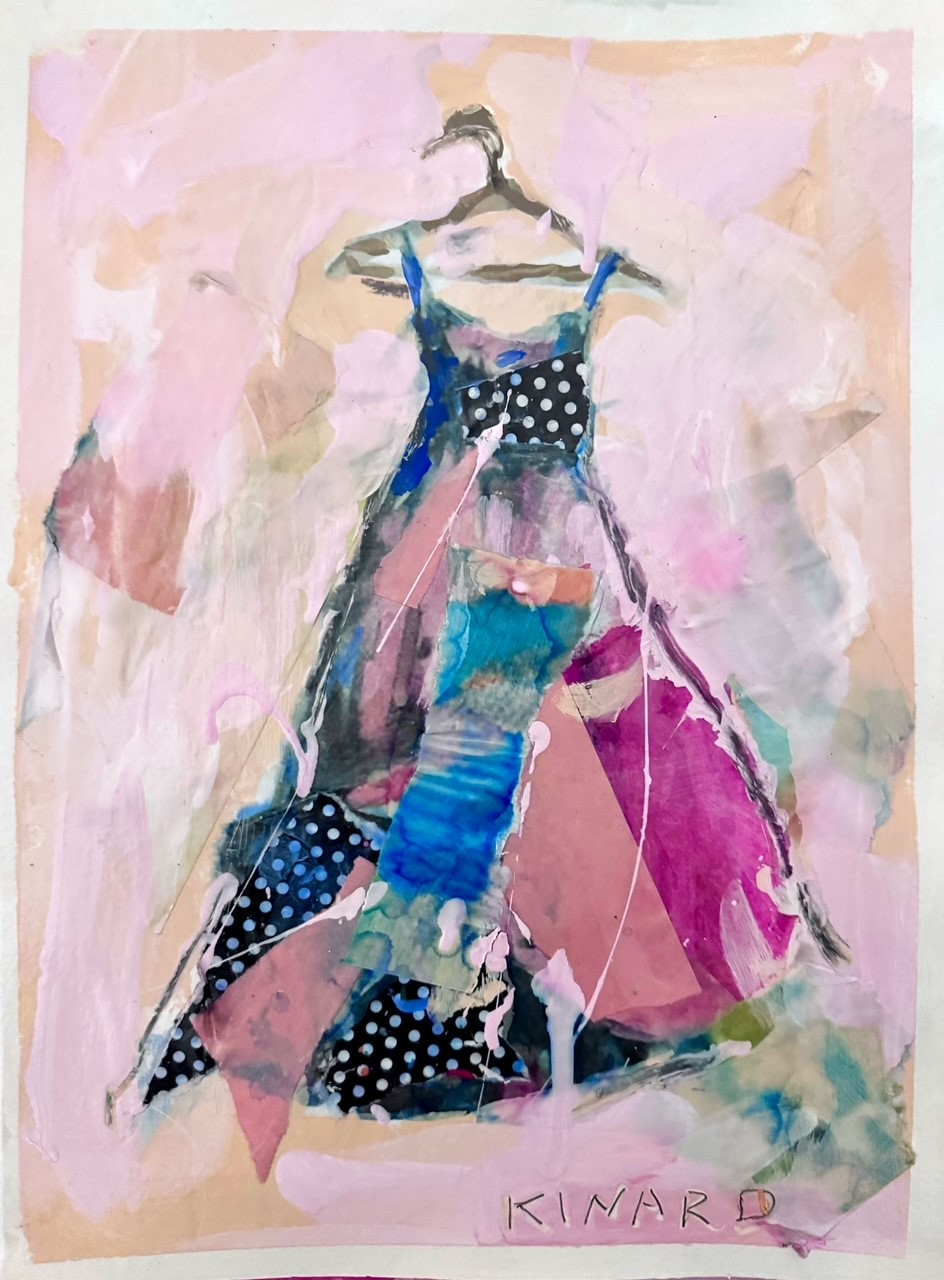 Truly Loved The Mademoiselle Original Art Piece by Christy Kinard