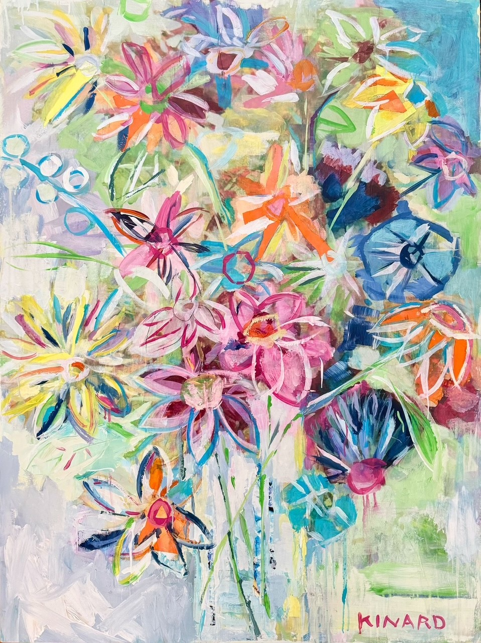 Pure Joy 48x36 Original Art Piece