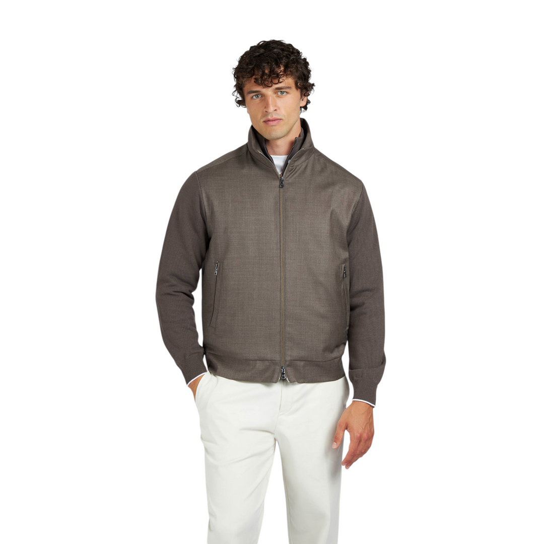 Riviera Merino Cardigan with Zip
