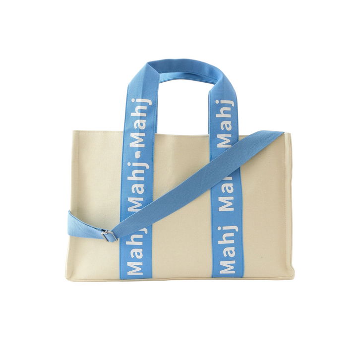 Light Blue Mahj It All Tote