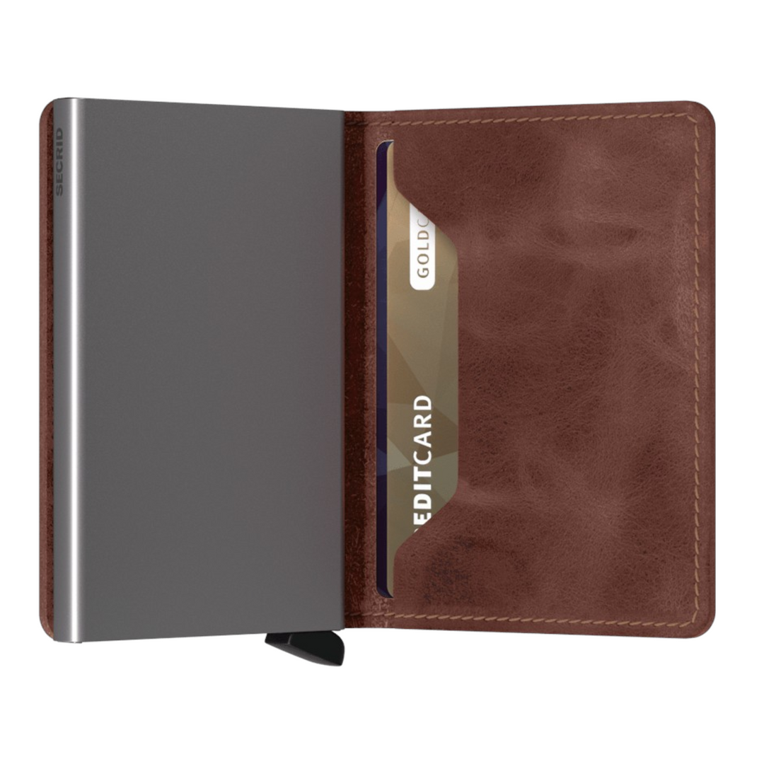 Slimwallet Vintage Brown - Brown