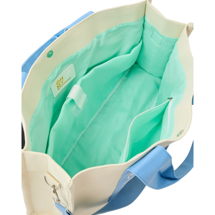 Light Blue Mahj It All Tote