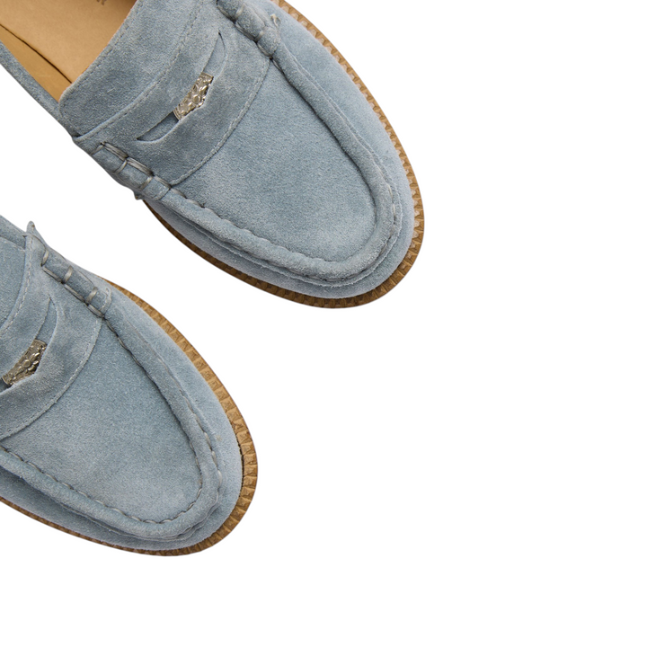 Elba Loafer in Bog Suede