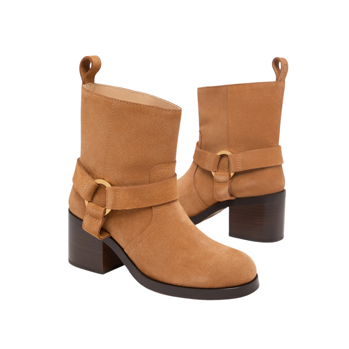 Hailey Low Boot in Tan