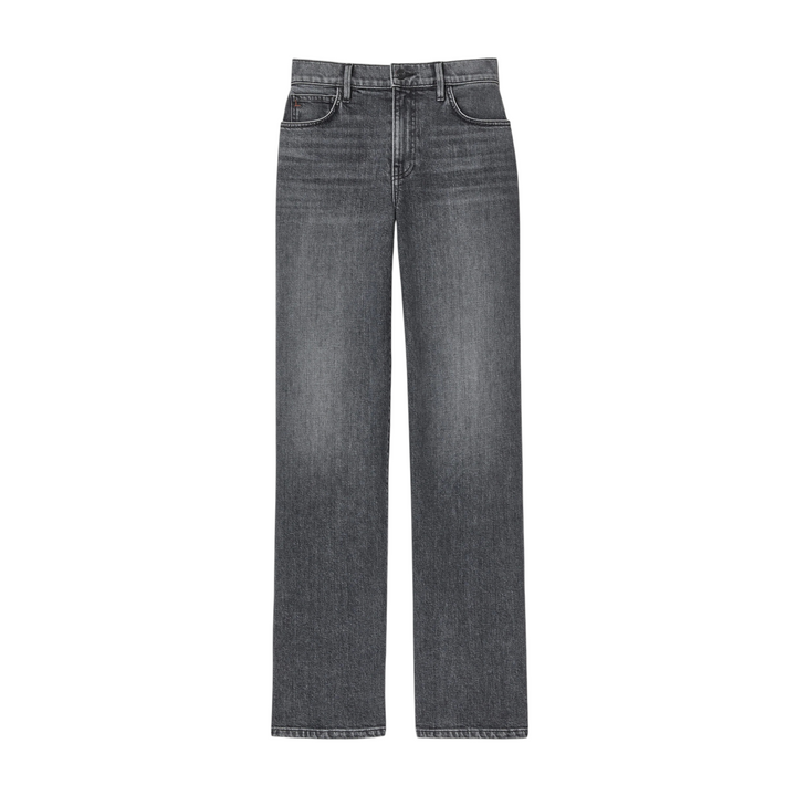High Rise Wide Leg Full Wyckoff Jean in Washed Slate