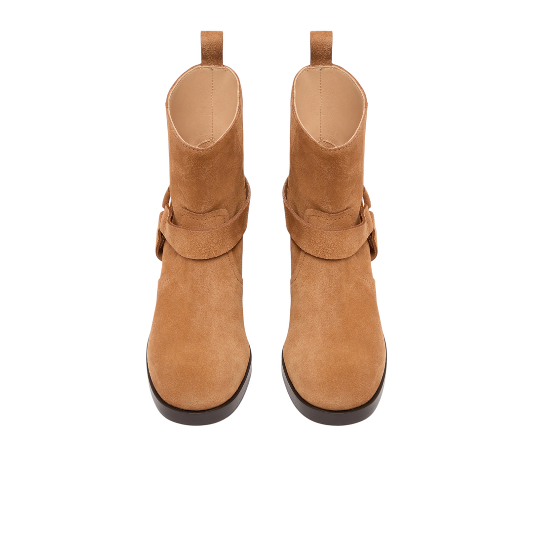 Hailey Low Boot in Tan
