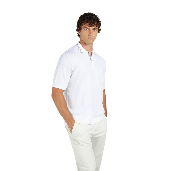 Riviera Wool Cashmere Polo Shirt