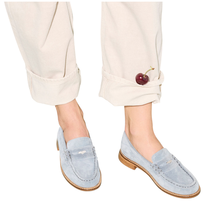 Elba Loafer in Bog Suede