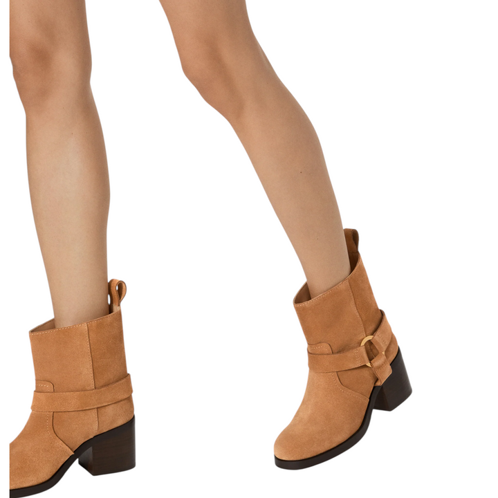 Hailey Low Boot in Tan