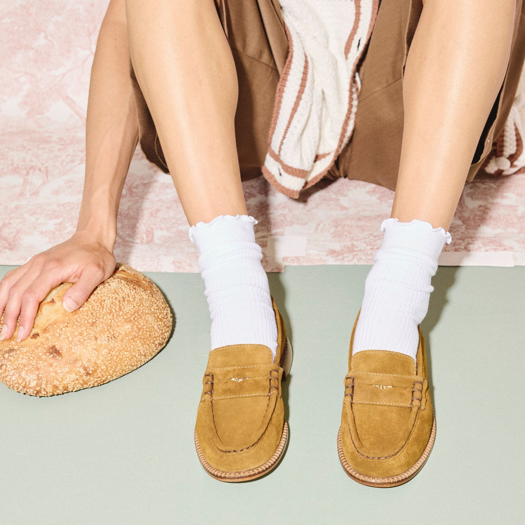 Elba Loafer in Bog Suede