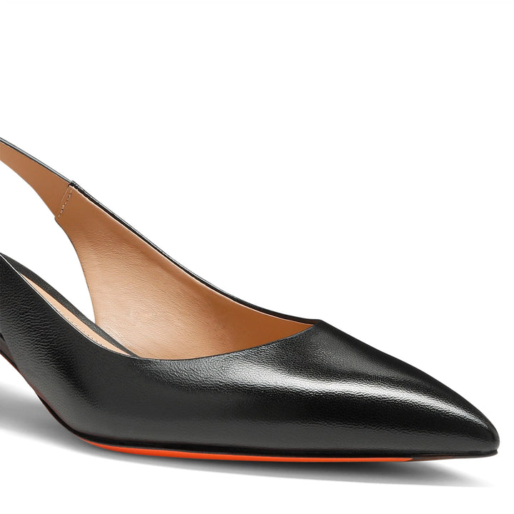 Audrey Black Slingback