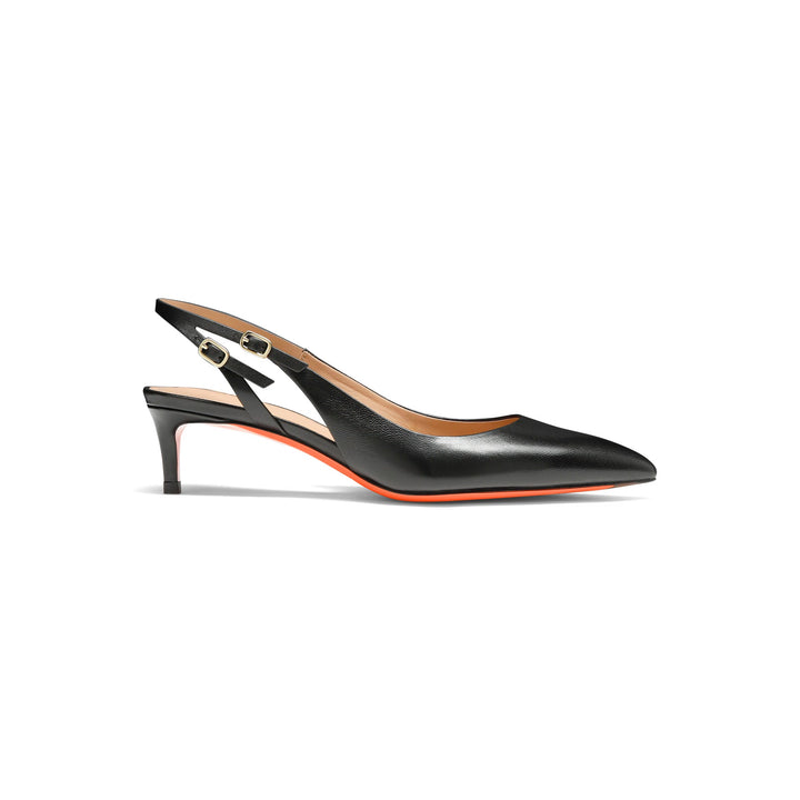 Audrey Black Slingback