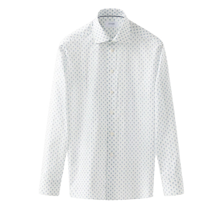 Contemporary Fit Palm Tree Signature Twill Shirt