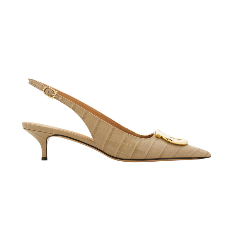 Sara 40 Croc Sling Back
