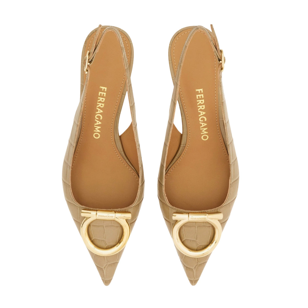 Sara 40 Croc Sling Back