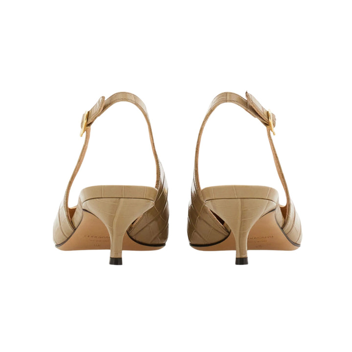 Sara 40 Croc Sling Back