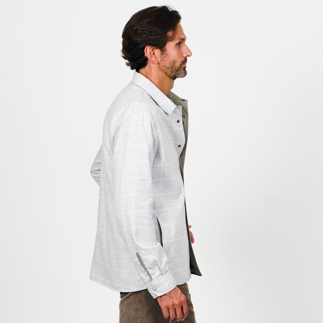 Reversible Nylon Shirt Jacket