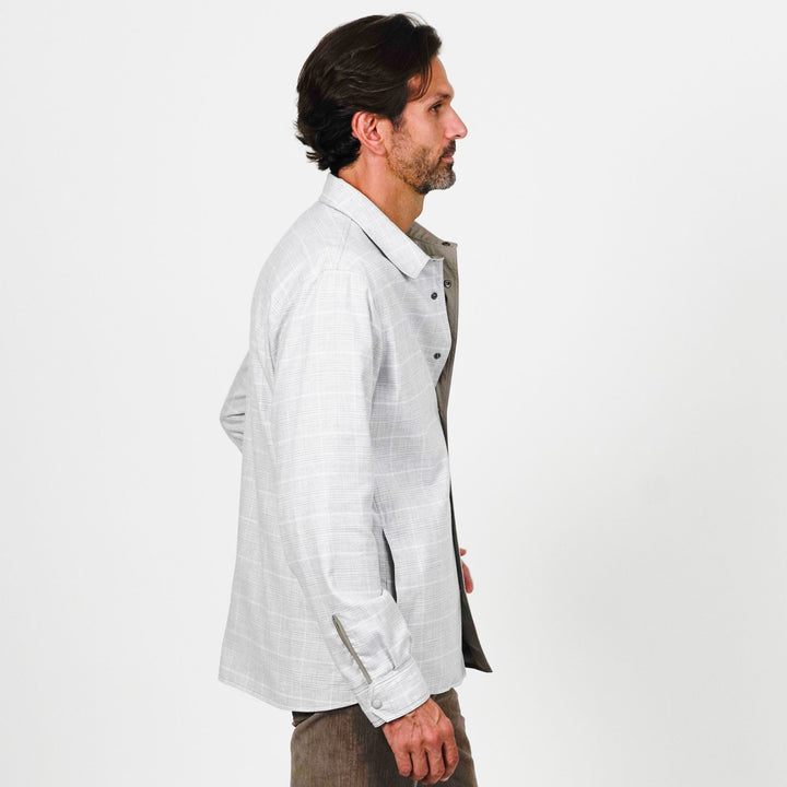 Reversible Nylon Shirt Jacket