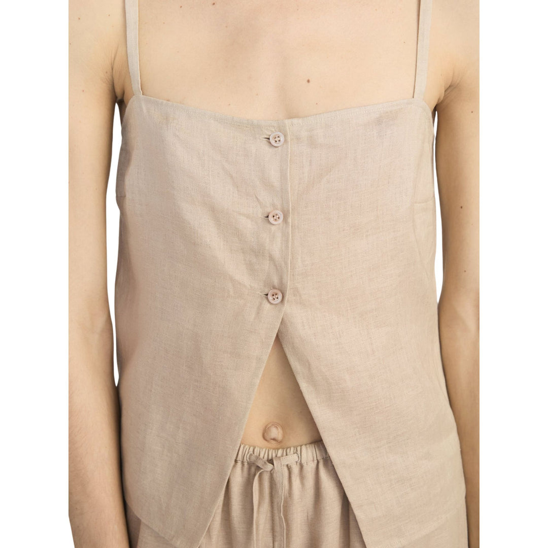 The Linen Button Cami