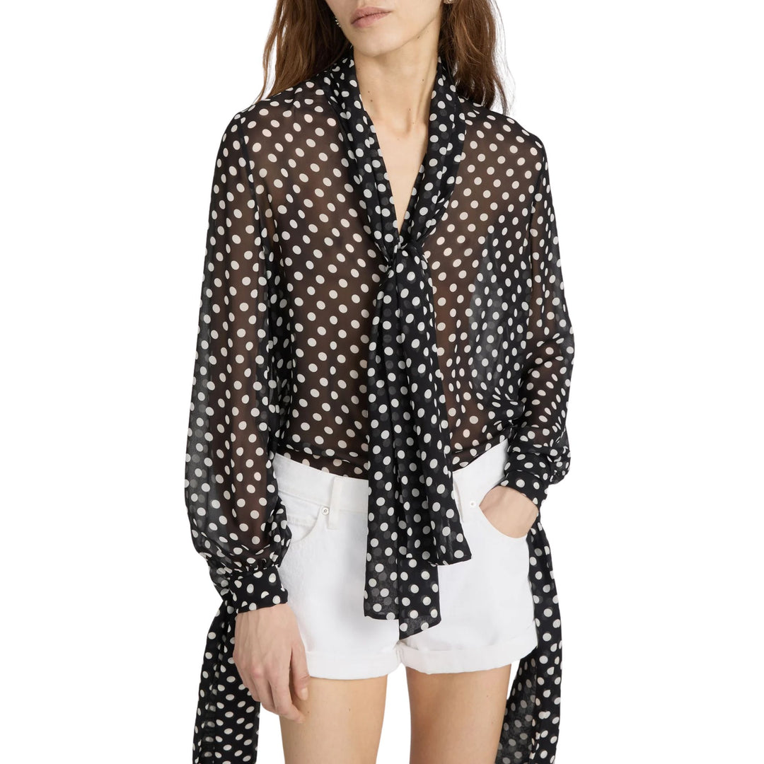 The Polka Dot Nouvelle Blouse