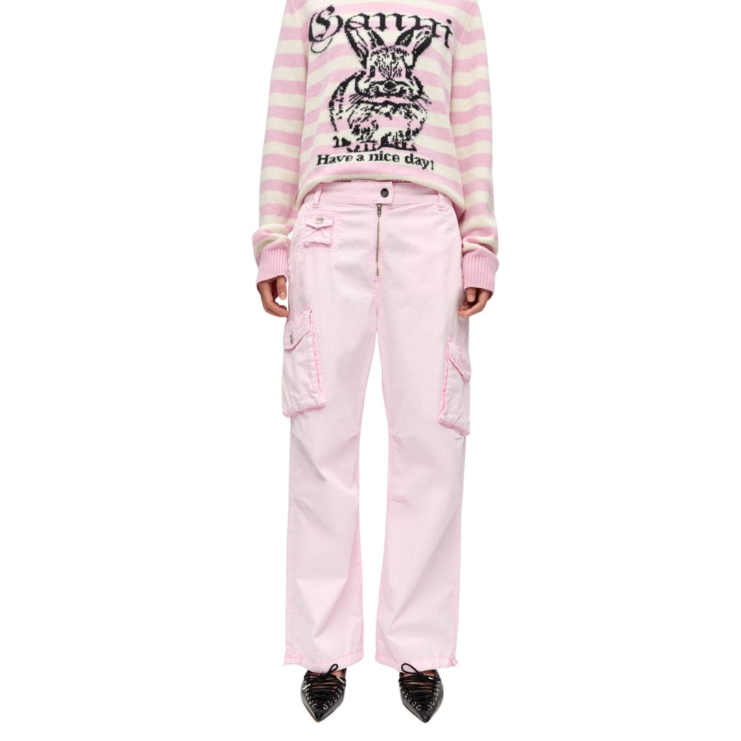 Washed Cotton Twill Pants