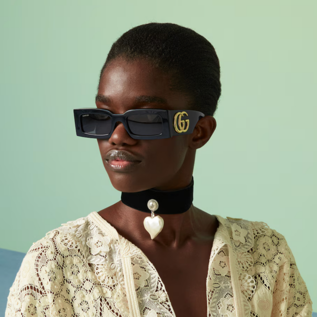 Gucci Rectangular Frame Sunglasses
